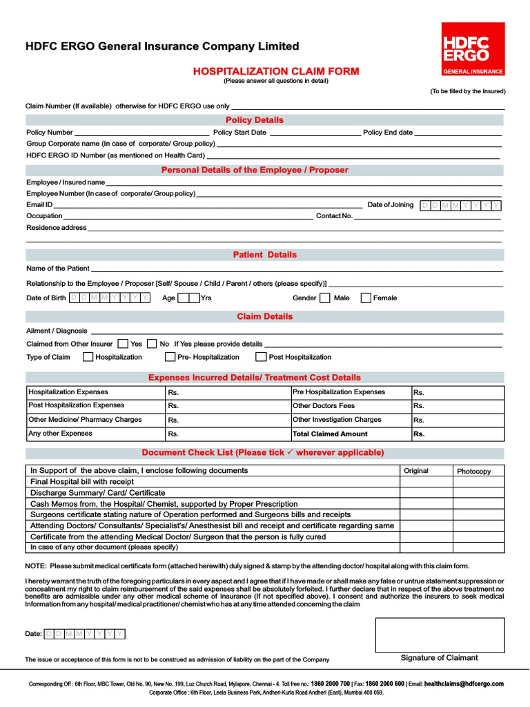 hdfc-claim-form-pdf-hospital-patient