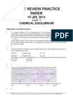 Chemical Equilibruim - With Solutions-Review 2013