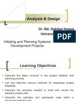 System Analysis & Design: Dr. Md. Rakibul Hoque University of Dhaka