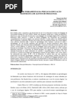 O USO DE FERRAMENTAS DA WEB 2.0 NA EDUCAÇÃO MATEMÁTICA DE ALUNOS DE PEDAGOGIA
