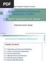 Applied Statistics in Business & Economics,: David P. Doane and Lori E. Seward