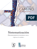 Sistematización Discernimiento Eclesial 2019 - Informe de resultados