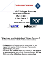 DAC & VLF Voltage Sources: Educational Session May 26 2011 ST Pete Beach, FL