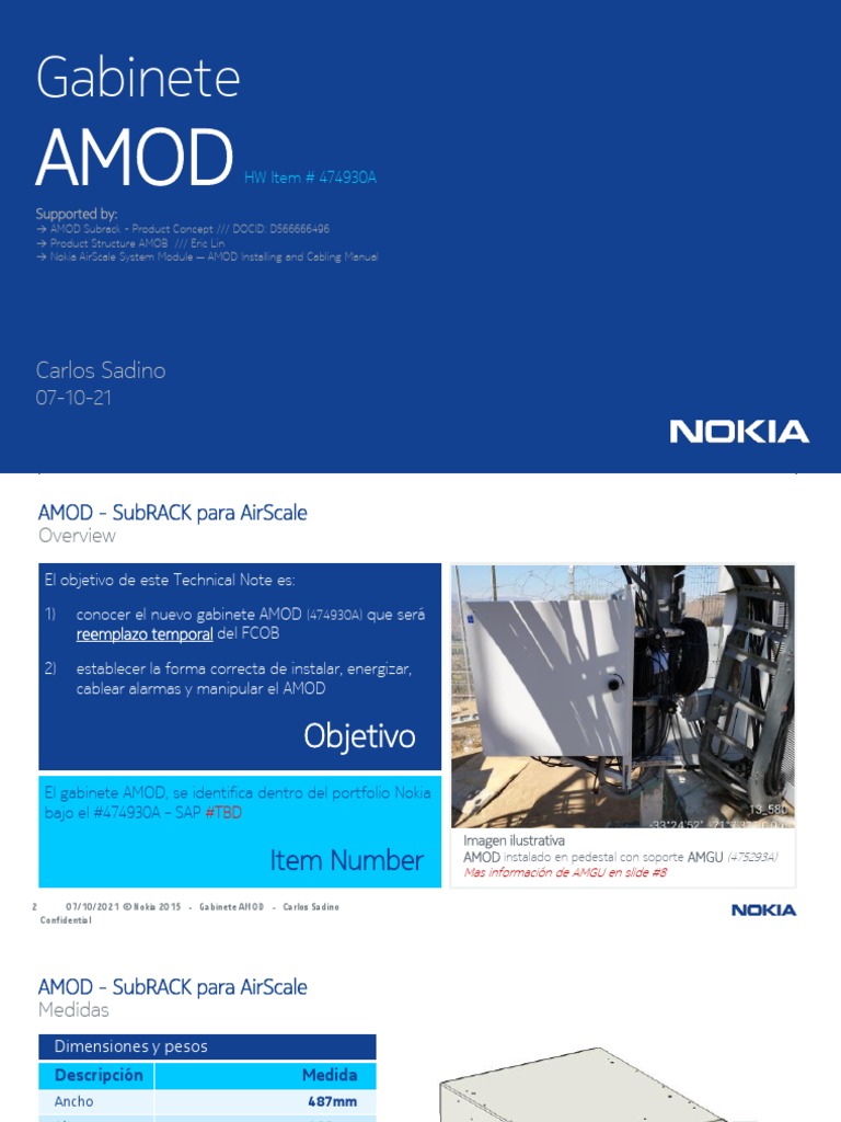 TN - AMOD - Instalacion | PDF | Ingenieria Eléctrica | Ingeniería ...