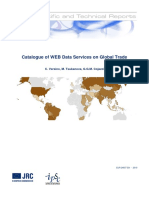 Catalogue of WEB Data Services On Global Trade: C. Versino, M. Tsukanova, G.G.M. Cojazzi