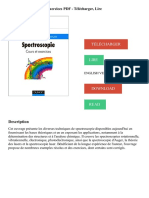 TÉLÉCHARGER LIRE DOWNLOAD READ. Description. Spectroscopie - Cours Et Exercices PDF - Télécharger, Lire ENGLISH VERSION