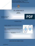 PLASMONICS: A NEW FRONTIER FOR FASTER COMMUNICATION