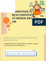 Componer y Descomponer Numeros Del 0 Al 100