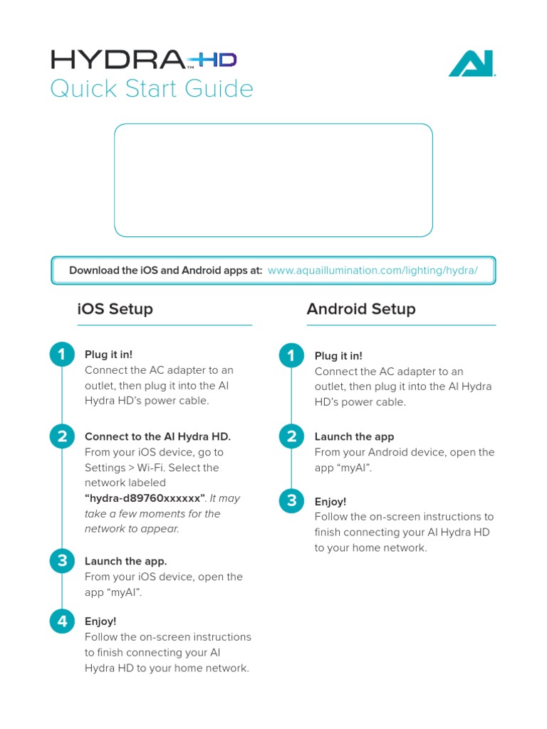 Aquaillumination Hydra HD Manual | PDF | Damages | Legal Liability