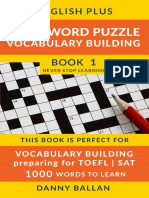 Crossword Vocabulary Building Games and Activities Book 01 Sample