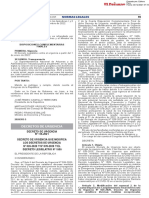 Decreto de Urgencia Que Modifica Los Decretos de Urgencia #026-2020 y #078-2020 y El Decreto Legislativo #1505