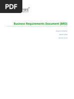 Business Requirements Document (BRD) : Project/Initi Ati Ve Month 2020