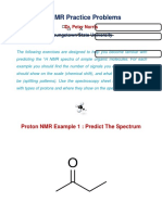 H NMR Practice Problems: Youngstown State University