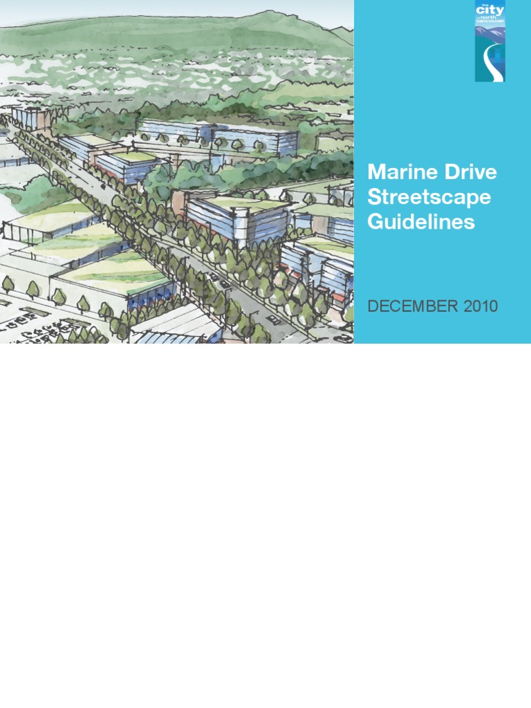 Marine Drive Streetscape Design Guidelines | PDF | Street | Pedestrian