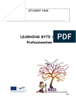 Learning Byte 13: Professionalism