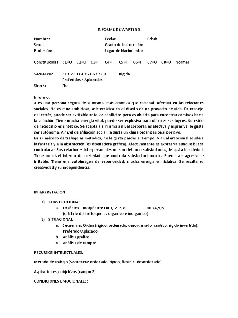 Test de wartegg interpretacion pdf