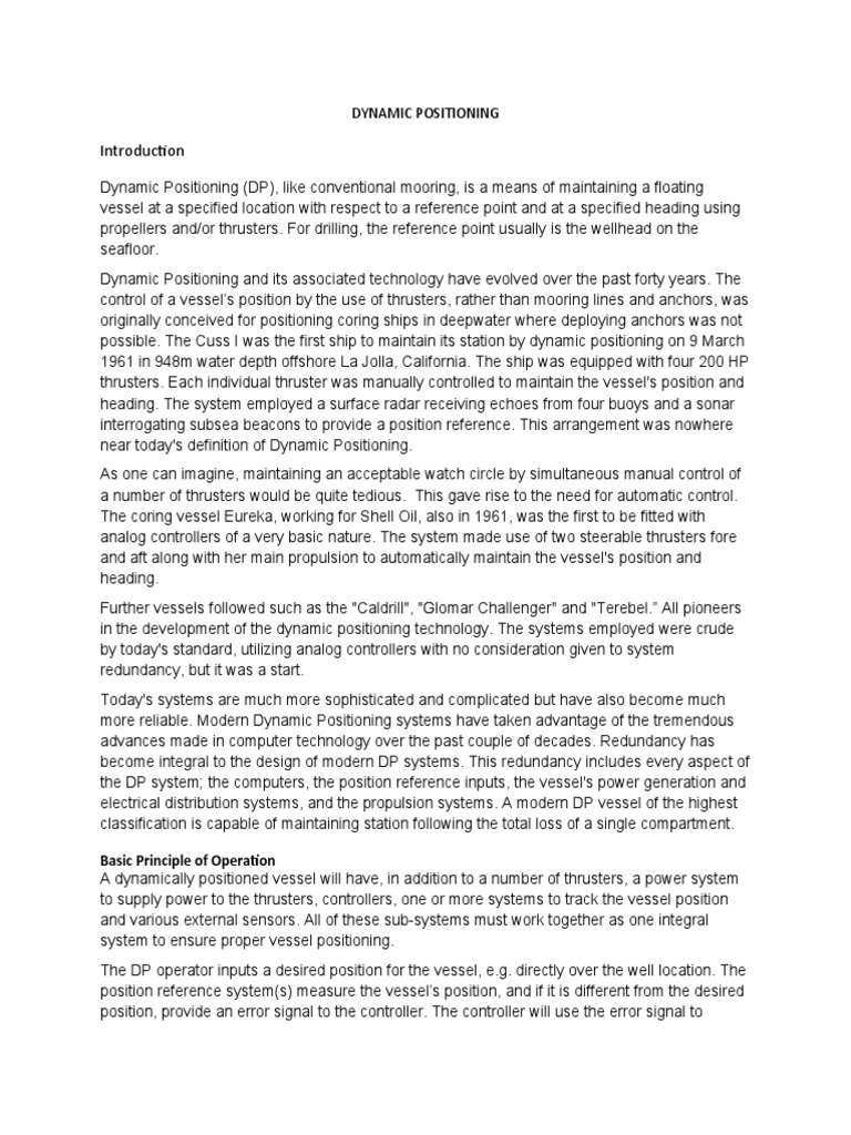 Basic Principle of Operation PDF Electrical Engineering Control