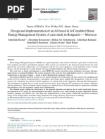 Design and Implementation of An AI-based & IoT-enabled Home Energy Management System: A Case Study in Benguerir - Morocco