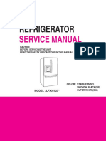 LG Lfx31925 Refrigerator Service Manual