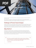 PHA-Pro: Challenges of Process Hazard Analysis