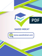Saeed Mdcat Schedule