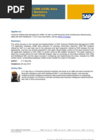 A Treatise on CRM (ADB) Data Extraction for Business Information Reporting