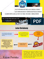 Penerapan Layanan Informasi Melalui Media Video Untuk Meningkatkan Pemahaman Terhadap Masa Depan Karir Siswa Kelas Xii Tav SMK Negeri 1 Bebandem