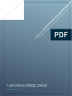 Punching Stress Check: ECP203, ACI318