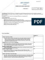 Format For Course Curriculum: Annexure CD - 01'