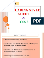 Unit-4 Unit-4: Cascading Style Sheet