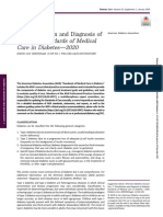 Standards of Medical Care in Diabetesd2020: 2. Classi Fication and Diagnosis of Diabetes