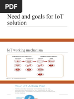 Need and Goals For Iot Solution