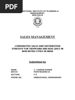 Download Sales and Distribution Tropicana and Real Juice by Manu Aggarwal SN55018888 doc pdf