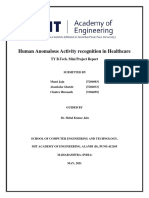 Human Anomalous Activity Recognition in Healthcare: TY B.Tech. Mini Project Report