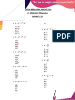 Guia de Repaso de Aritmética 4º Grado de Primaria Iv Bimestre