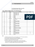 Conector LVDS Pinouts