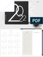 Free Digital Planner Calendar 2022