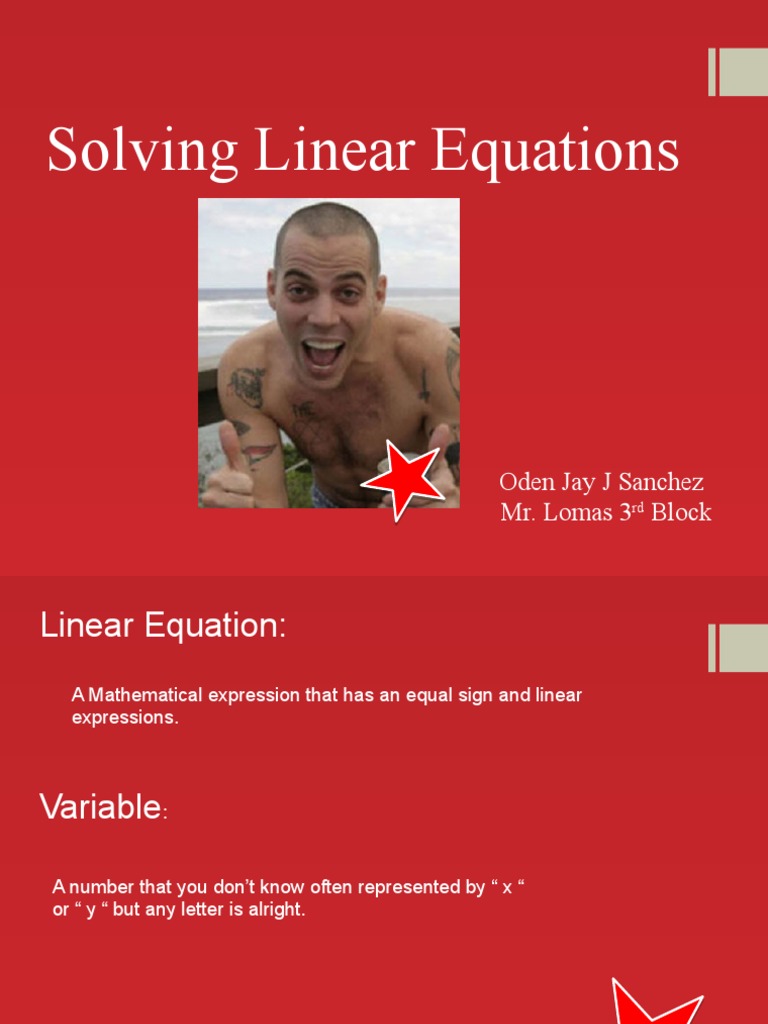 Solving Linear Equations | PDF