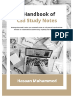 A Handbook of CSS Study Notes