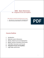 EN1802 - Basic Electronics: S6 - Integrated Circuits and Amplifiers