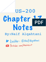 BUS-200 Chapter 17 Notes Accounting & Financial Information