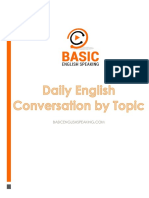 Daily English Conversation by Topic
