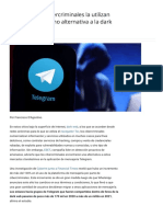 Francisco D'Agostino - Los Criminales La Utilizan Telegram Cada Vez Más
