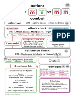 Actions Combat: Initiative: Attack Check