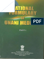 National Formulary of Unani Medicine Part 1 by CCRUM, Delhi