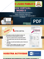 Sesion Virtual-word 5 -3 Semana