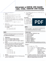 Power Roots Square Cube Indices Surds