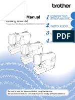 Operation Manual for Sewing Machine Basics