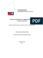 Cohecho en Funcionario de La Administración Pública Facultades Discrecionales