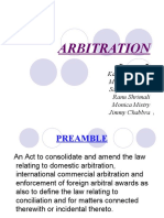Arbitration, Group - 7